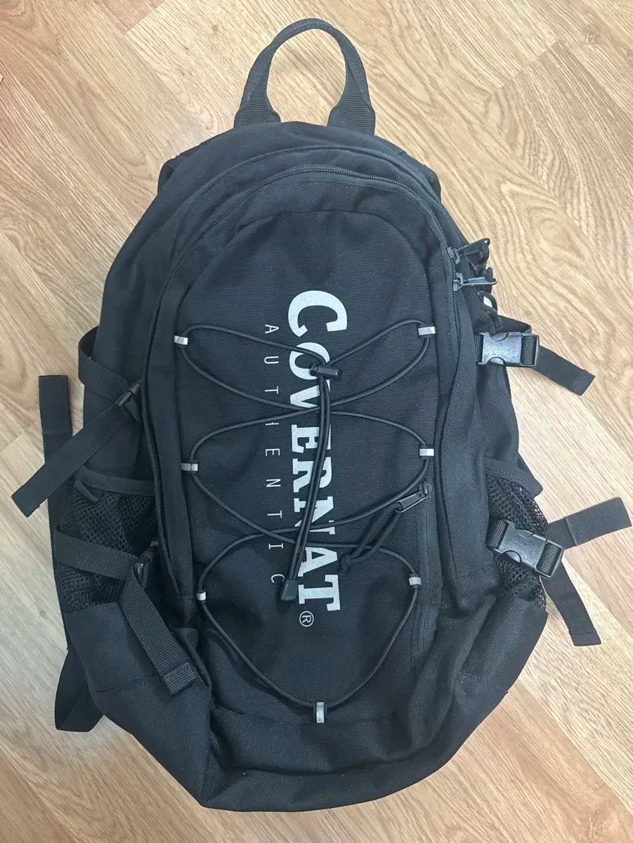 ほぼ カバーノット アセンティック ロゴ バックパック バッグ 27L ブラック