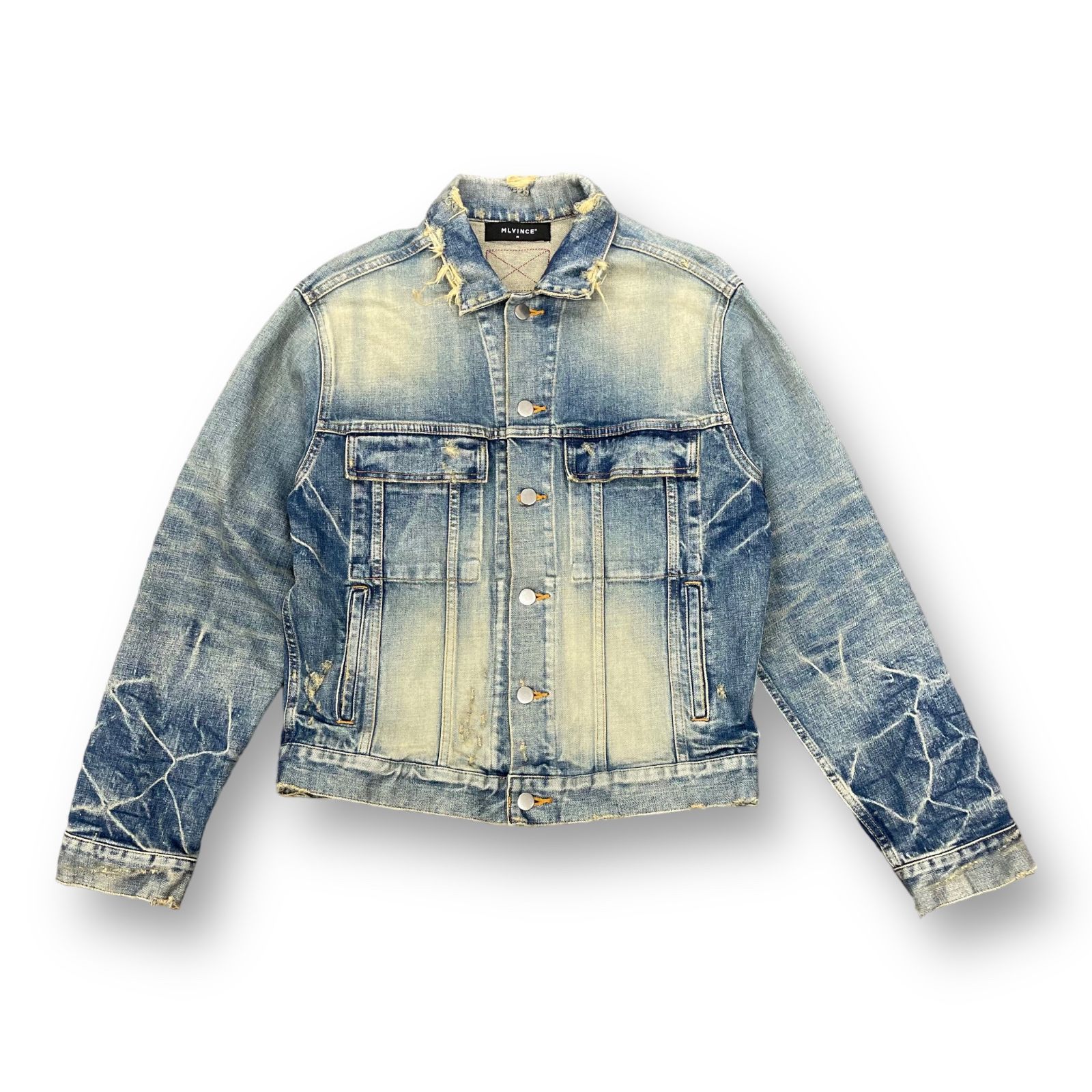 定価55000円 MLVINCE type-1 denim trucker jacket タイプ1 トラッカー 