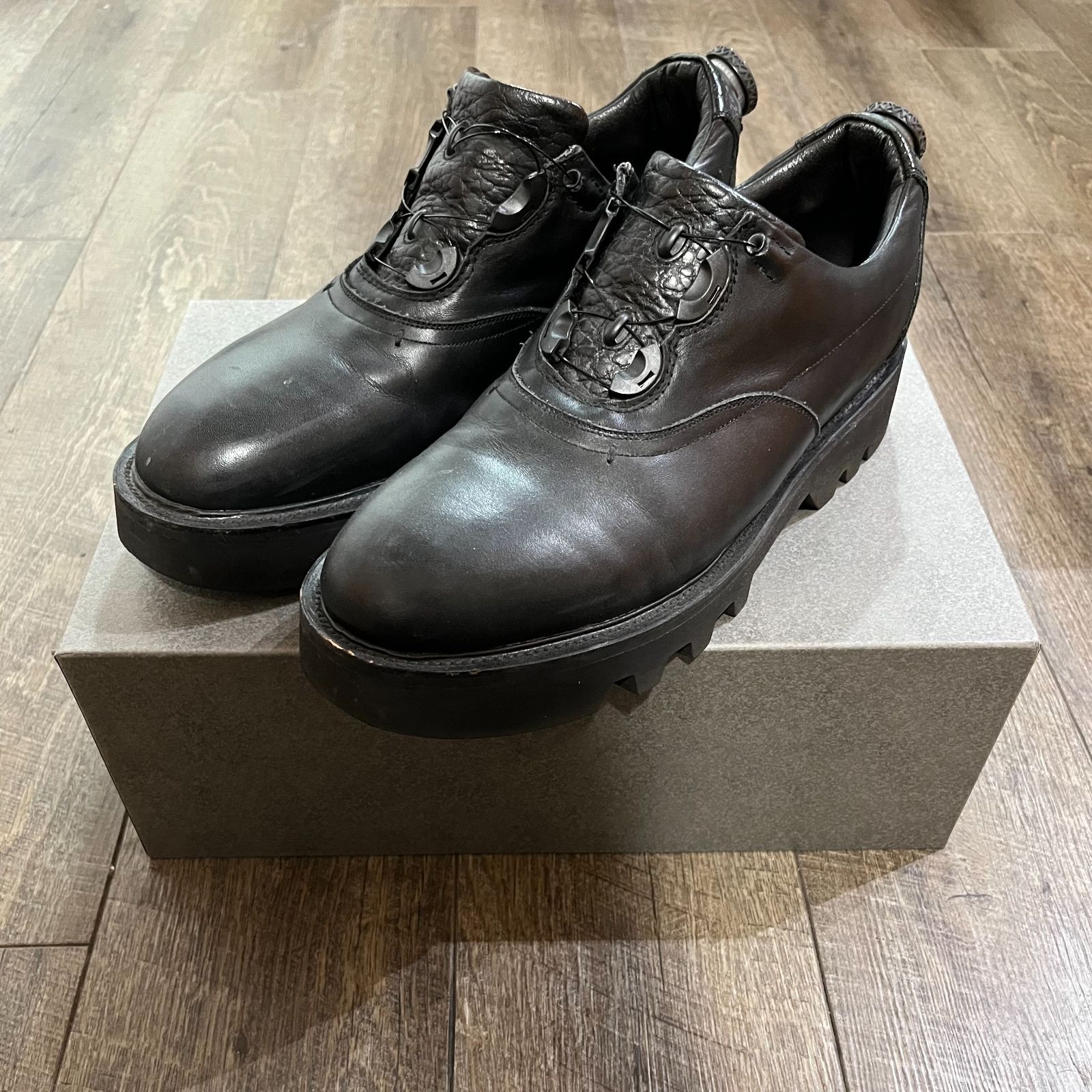 SPECTUS SHOE CO. BALMORAL SHOES レザー ダイヤルロック シューズ