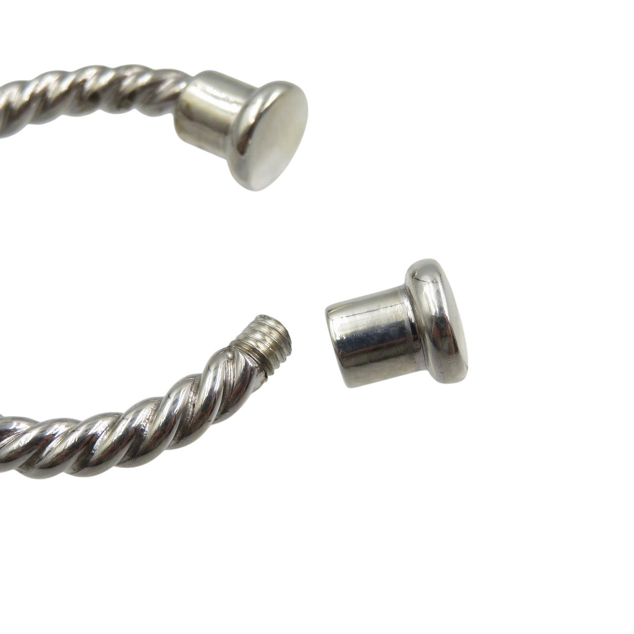 ブルガリ ツイスト ループ シルバー925 キーリング キーホルダー 0996 BVLGARI