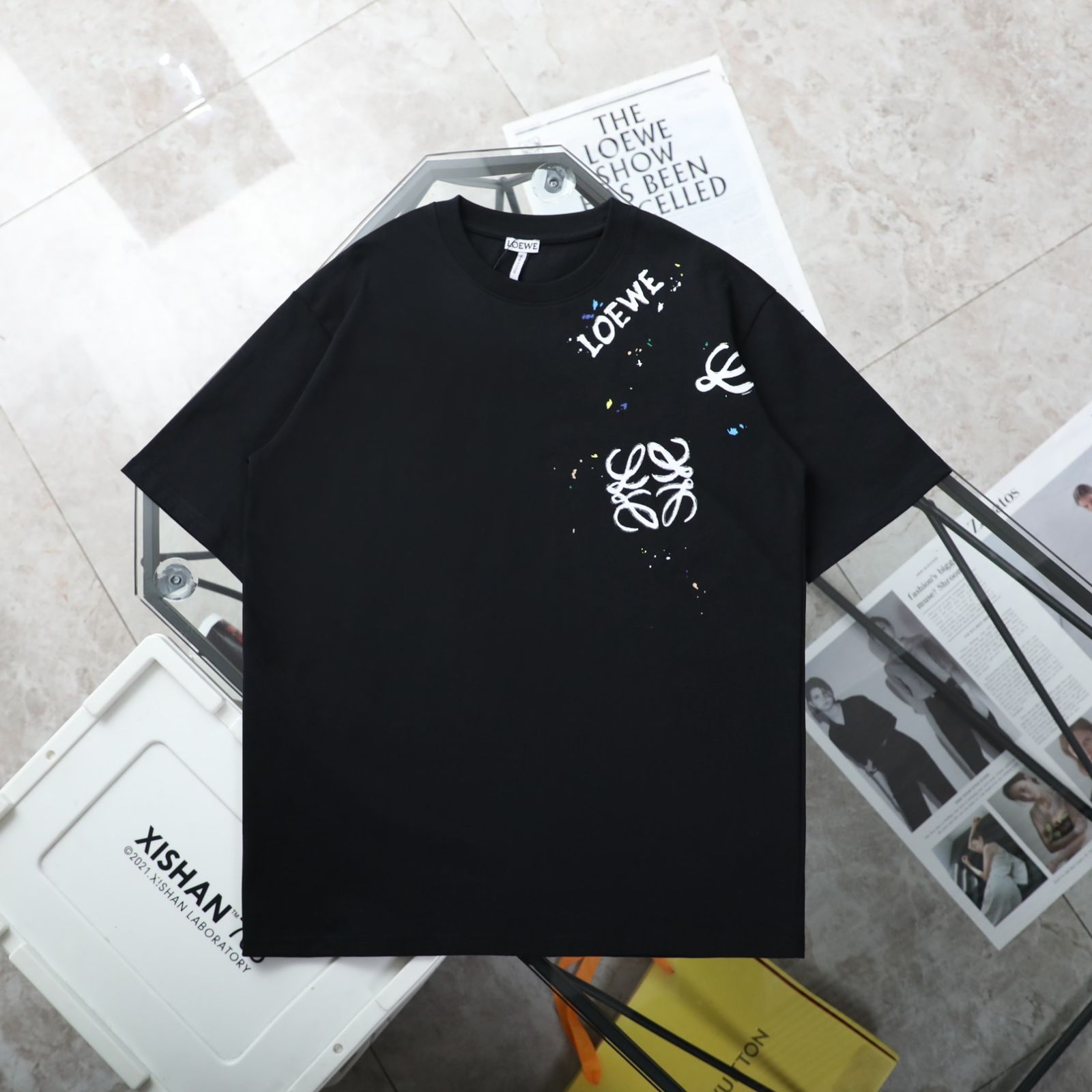 LOEWE アートプリント ブラックTシャツ - メルカリ LOEWE アートプリント ブラックTシャツ - メルカリ