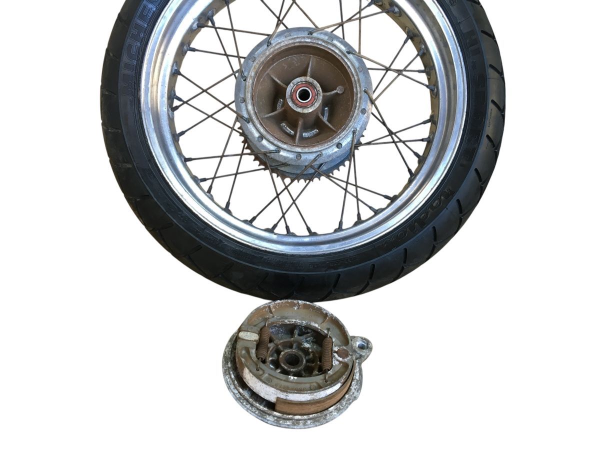 YAMAHA SR400 1JR AKRONT アクロン 前後 ホイール セット ワイドリム Ｆ2.50Ｊ Ｒ4.25Ｊ 2743-Z4294