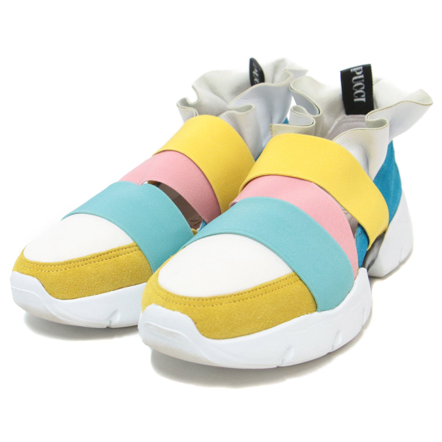 PUCCI ラッフル　スニーカー　37 エミリオプッチEmilio Pucci PUCCI ラッフル スニーカー 37 エミリオプッチEmilio Pucci