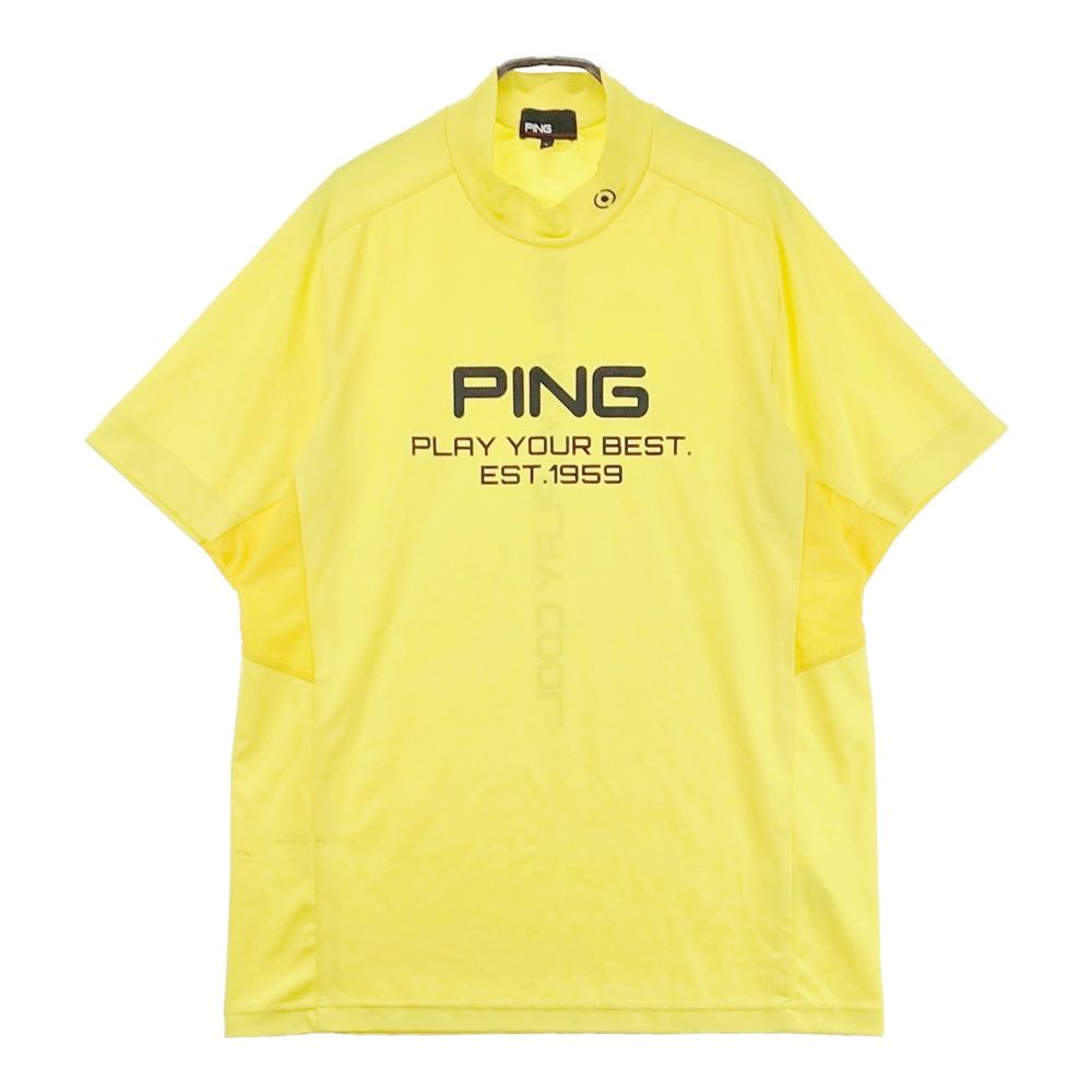 サイズ：L PING ピン 2024年モデル ハイネック 半袖Tシャツ