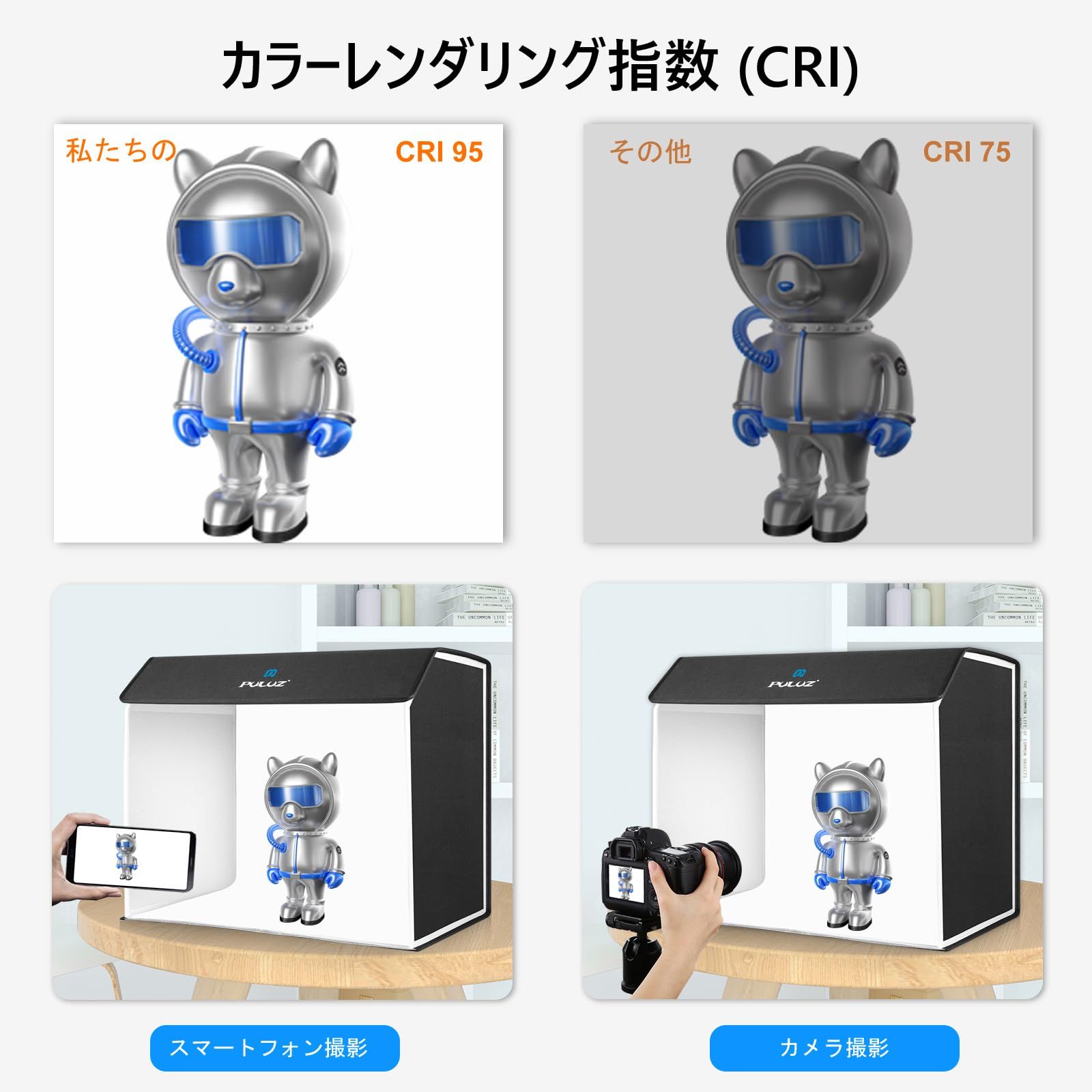 色の背景布CRI 95専門照明336pcs