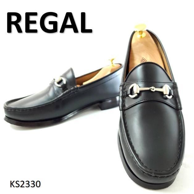 美品】REGAL リーガルウォーク ビットローファー レザー ブラック