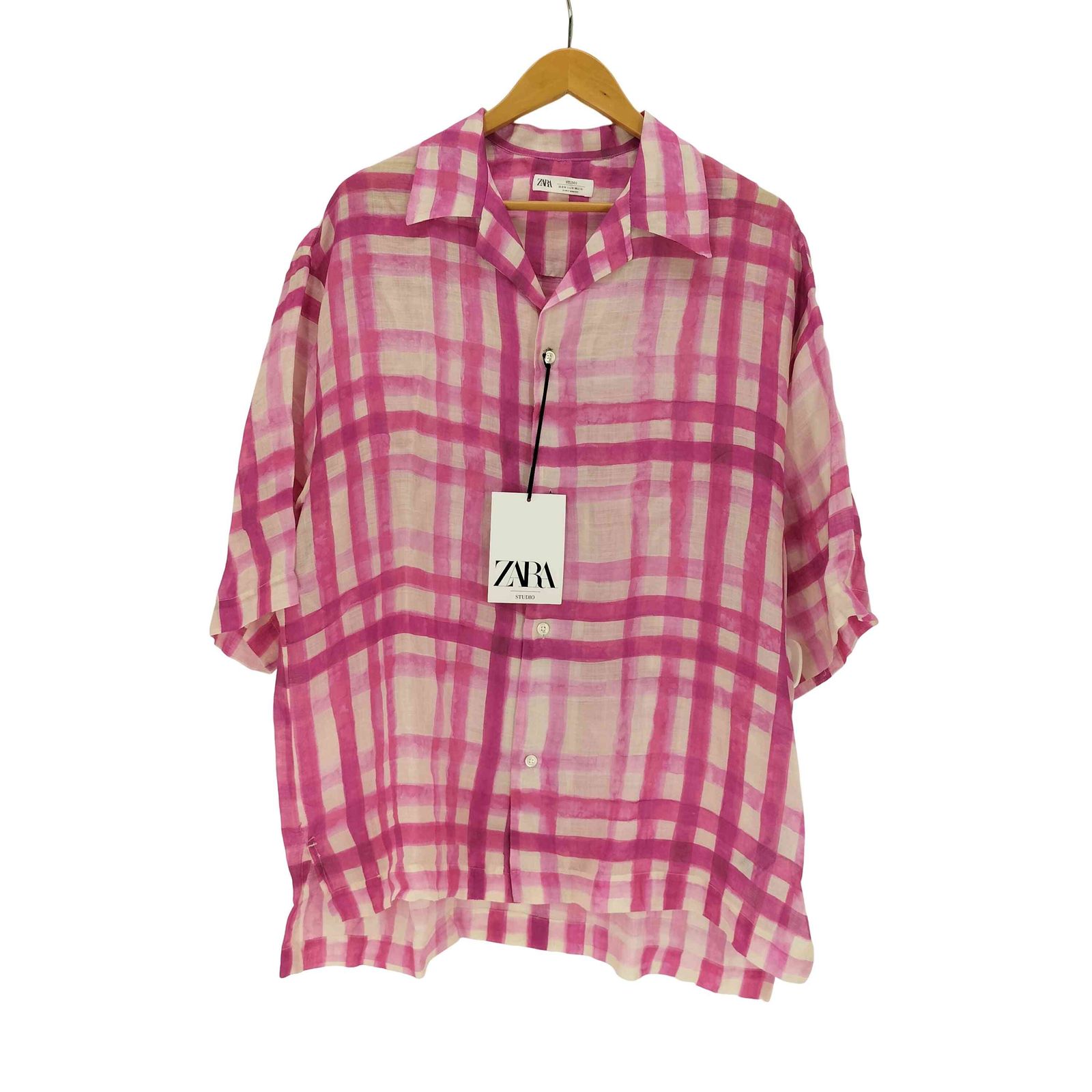 ザラ シャツ ザラ ZARA GEOMETRIC JACQUARD SHIRT ジオメトリック ジャガード