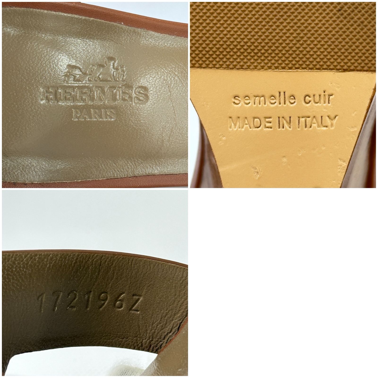 エルメスHERMES　レジェンド　37 ゴールド HERMES 【新品未使用】エルメス レジェンド ウェッジソールサンダル