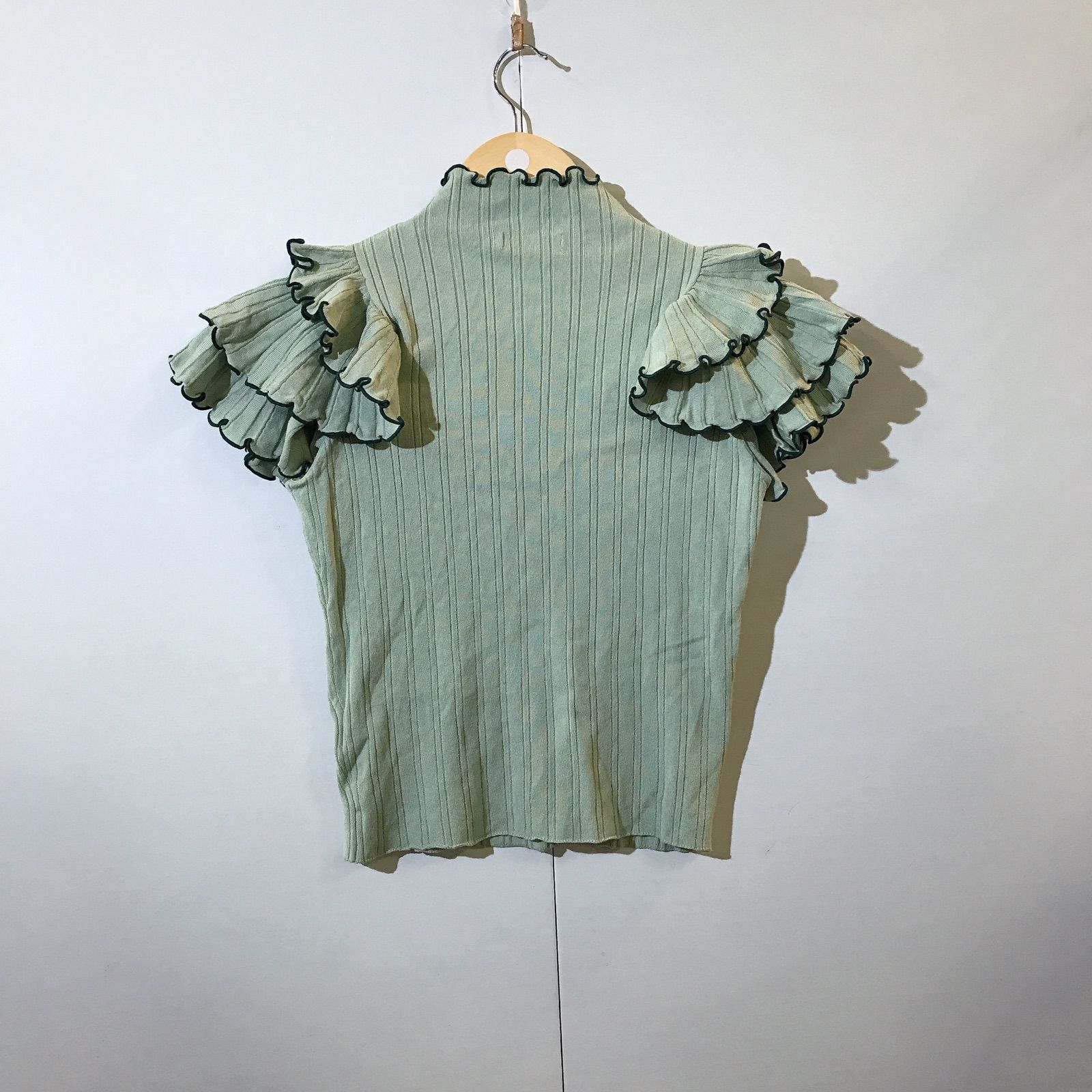 美品】SNIDEL スナイデル トップス リブ オープンショルダー
