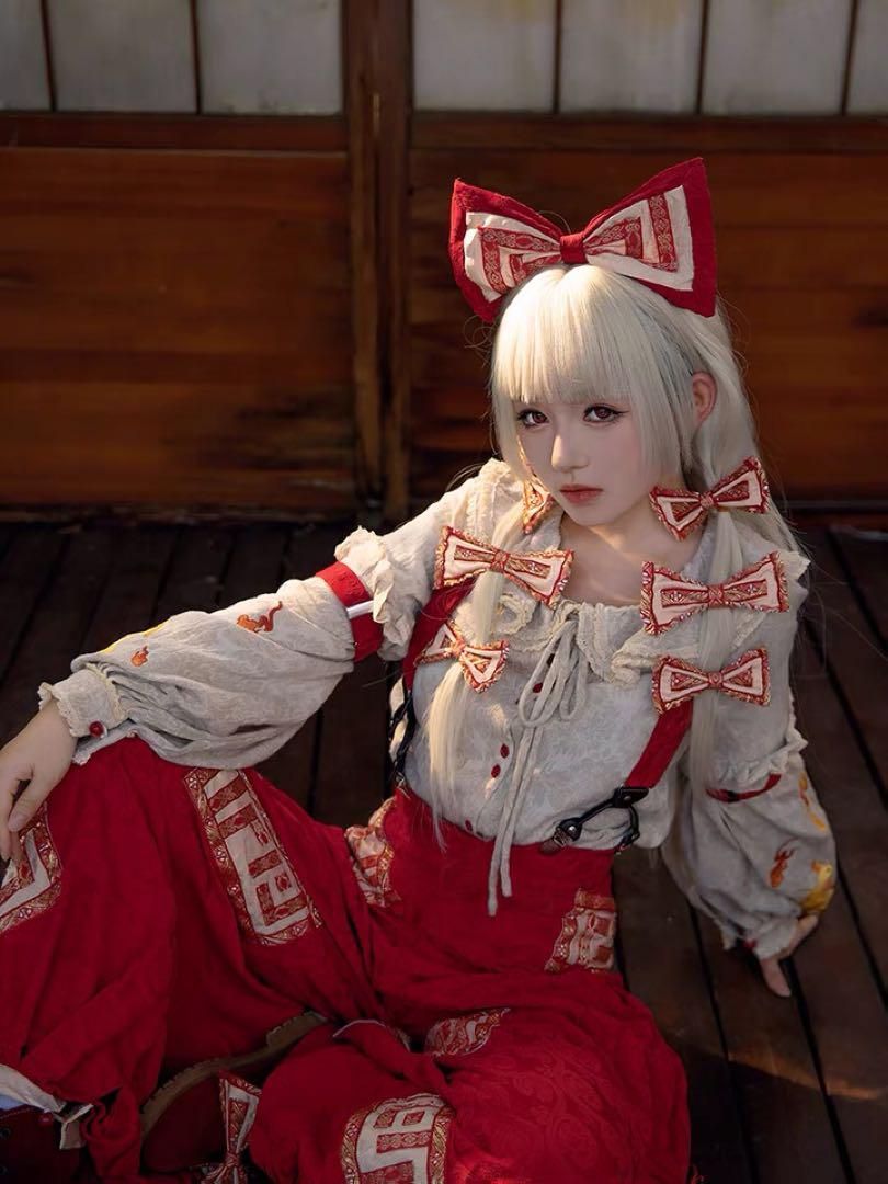 森森仙コスプレ東方Project コスプレ藤原妹紅 コスプレ衣装