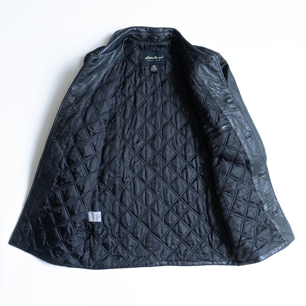 00s Eddie Bauer エディ・バウアー ラムレザー ジャケット 本革