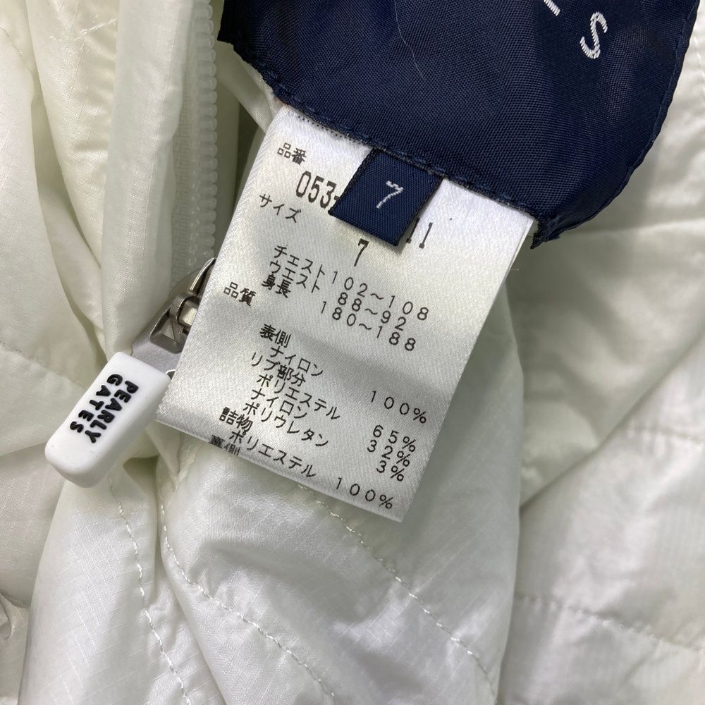 パーリーゲイツ ジャケット レイン 2way パーカー L〜XL相当 紺 濃紺