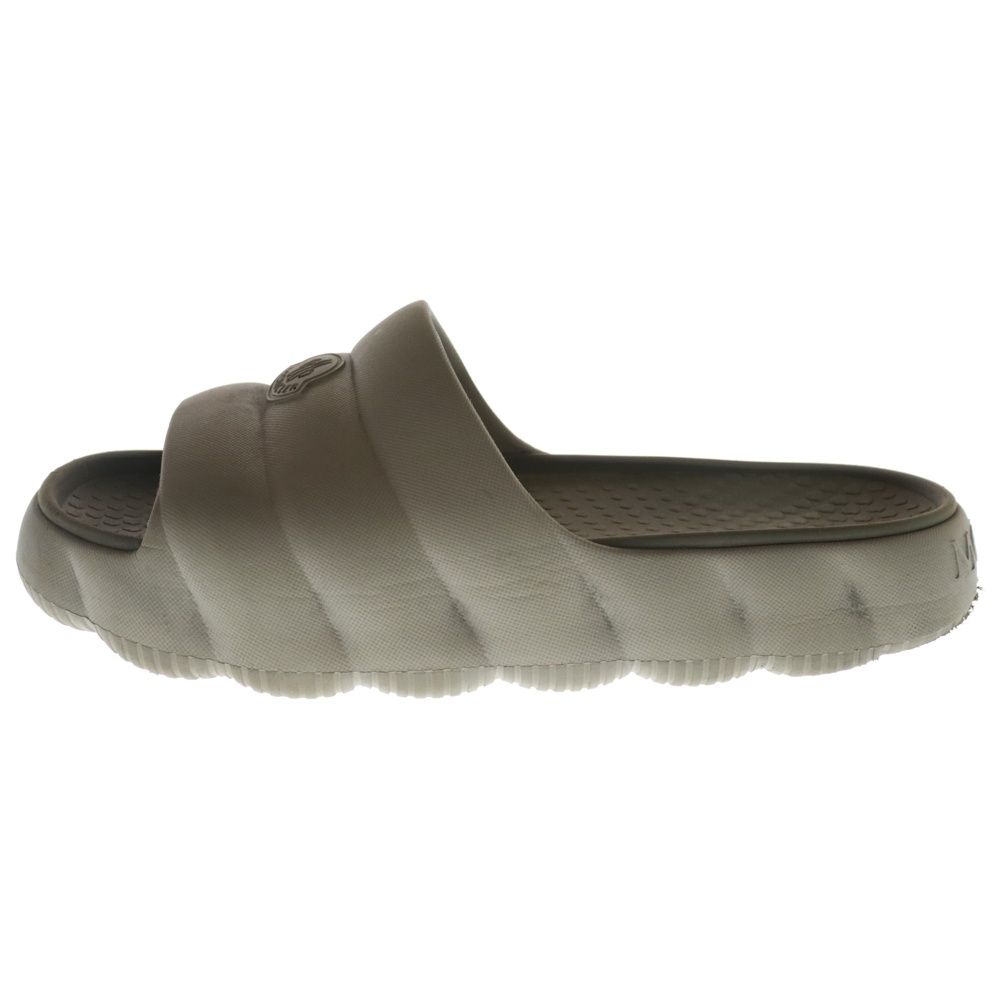 新品❣️現行品❣️ モンクレール　MONCLER ラバーサンダル　ミュール　38 MONCLER (モンクレール) LIlo Slides ロゴ付き ラバーサンダル