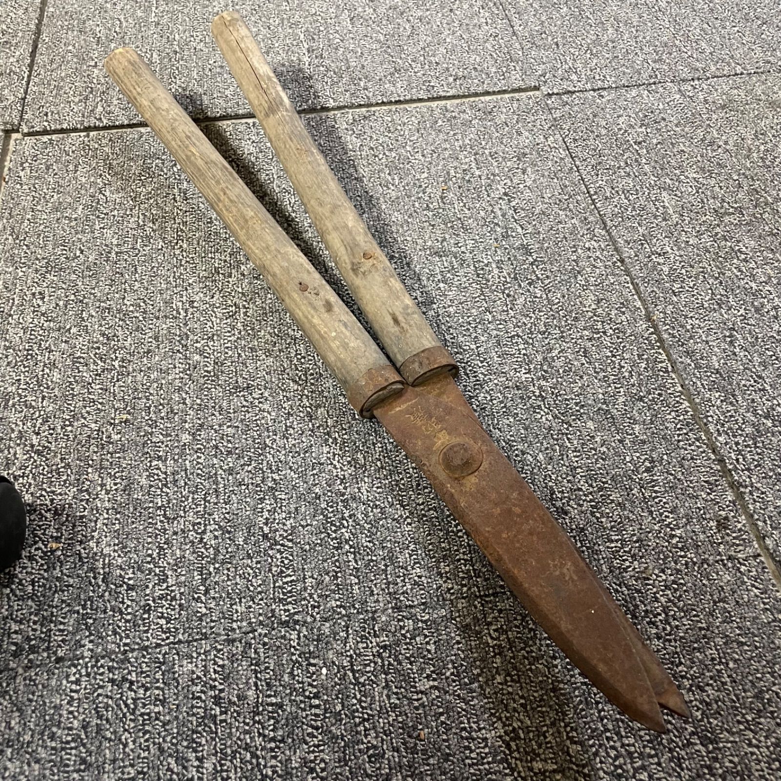 ♭ 昭和レトロ 刈込 藁切り機 押し切り 押し鎌 古民具 - メルカリ