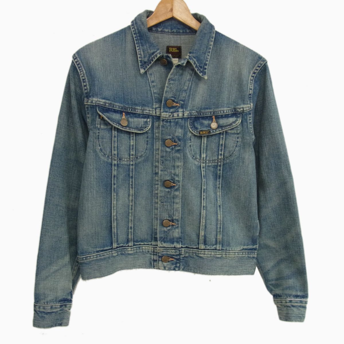 RRL 271-J インディゴデニムジャケット　新品未使用Sサイズ ヴィンテージ加工◇RRL RALPH LAUREN 271-J デニム トラッカー