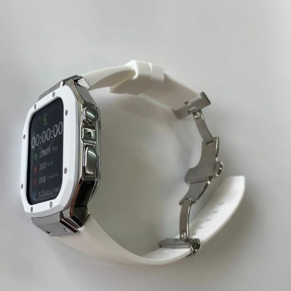 カスタム アップルウォッチバンド ラバーベルト カバーAppleWatch