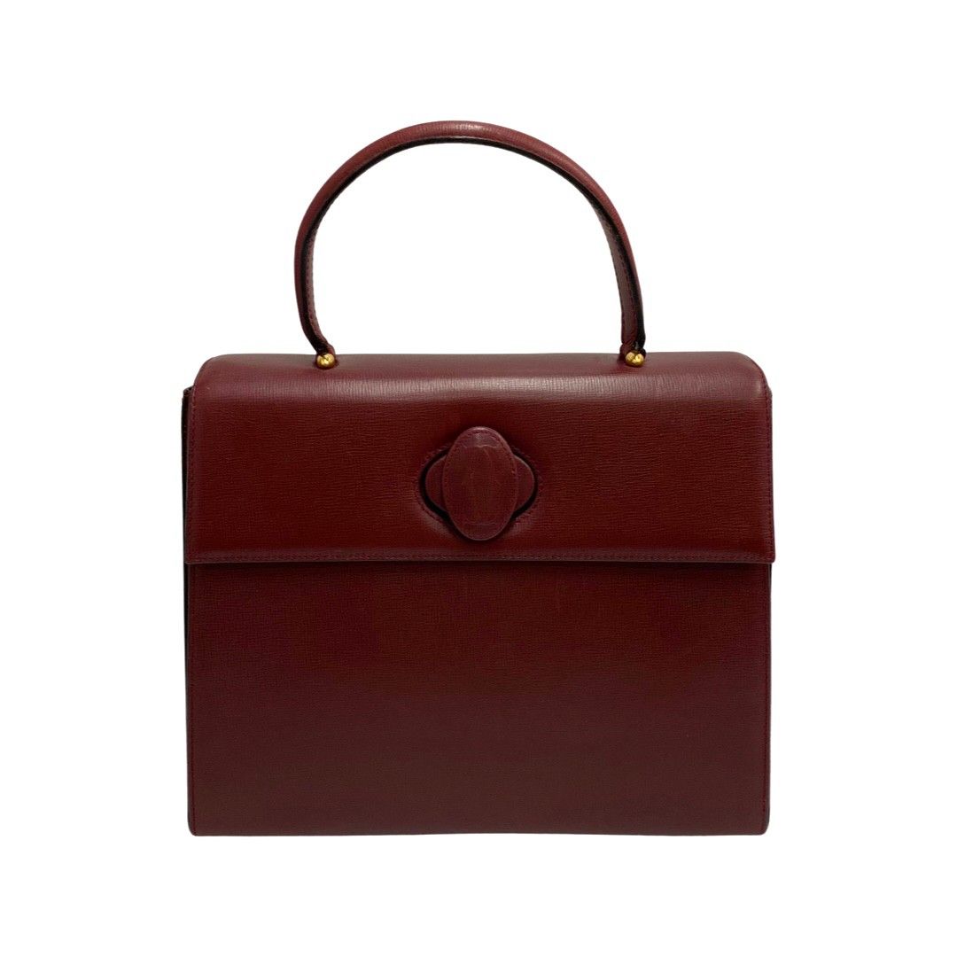 極 美品 CARTIER カルティエ ヴィンテージ マストライン ロゴ ターン 