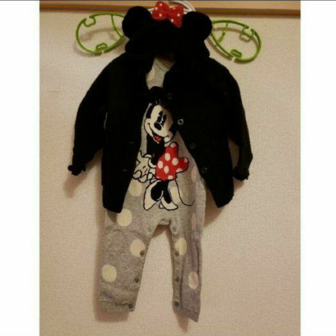 2着set 80㎝ ミニー ガーターセーター & ボディオール babyGAP