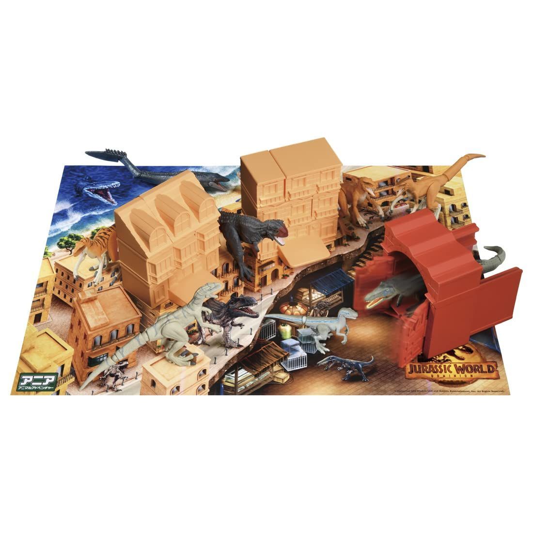 【新着商品】ジュラシック・ワールド アニア 大暴れ!マルタ島の恐竜プレイセット