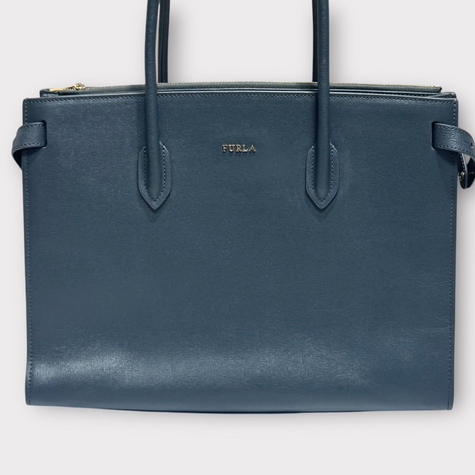 超美品！FURLA フルラ PIN ピン トートバッグ ショルダーバッグ