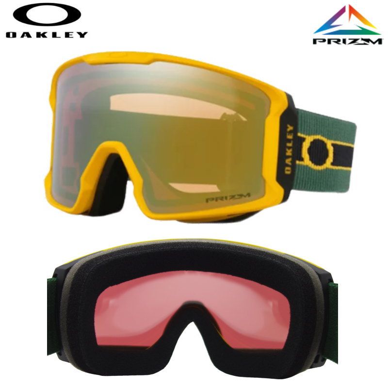 23-24OAKLEY LINE MINER L SAGE SIG レンズ PRIZM SAGE GOLD IRIDIUMオークリー