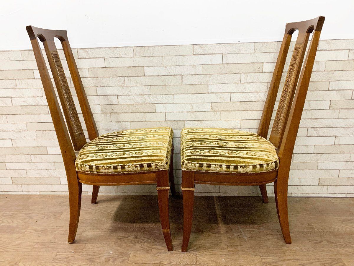 DREXEL HERITAGE/ドレクセルヘイジ ダイニングチェア 椅子 2脚セット