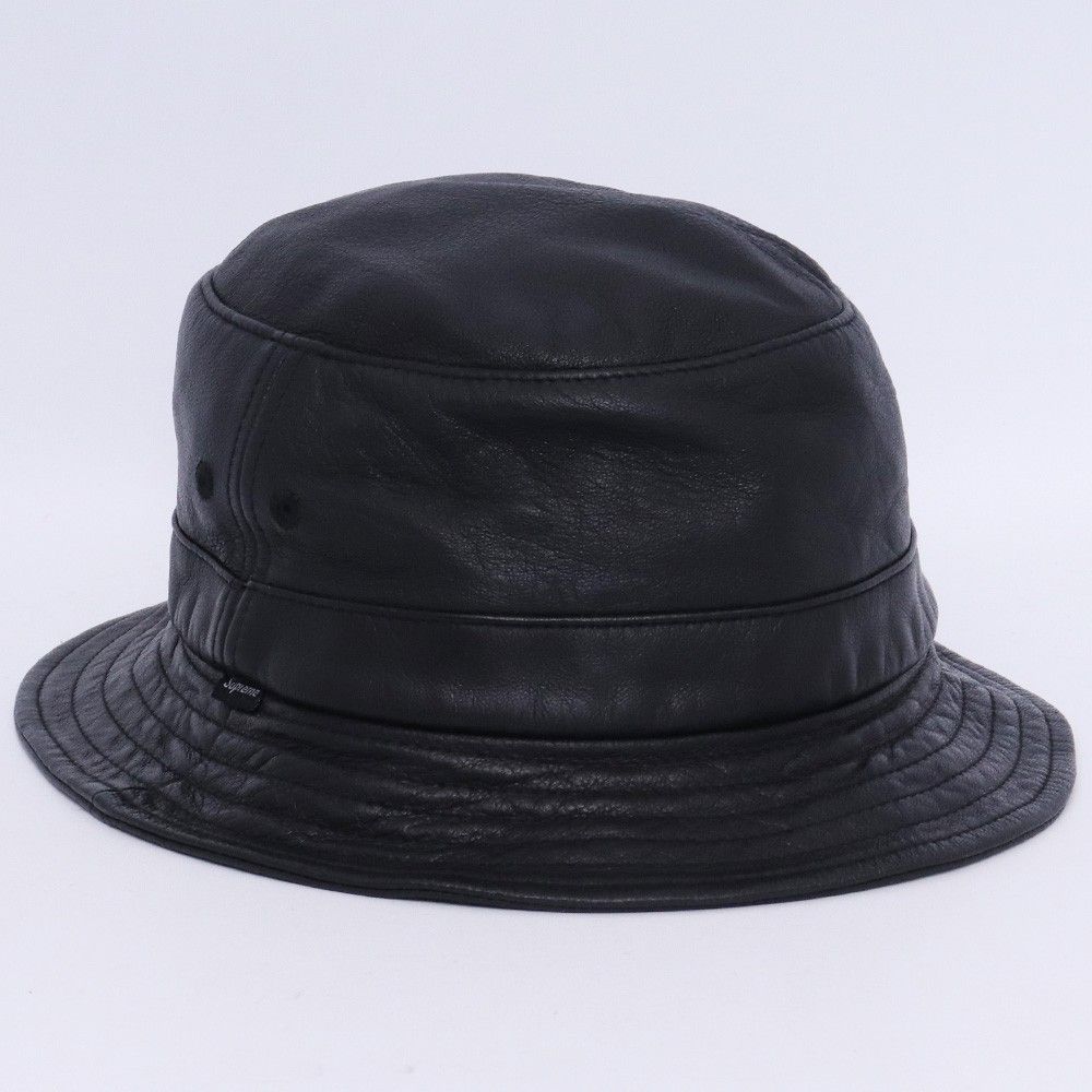 Supreme クラッシャー SMサイズ”Black” SUPREME Leather Crusher S/Mサイズ ブラック - メルカリ