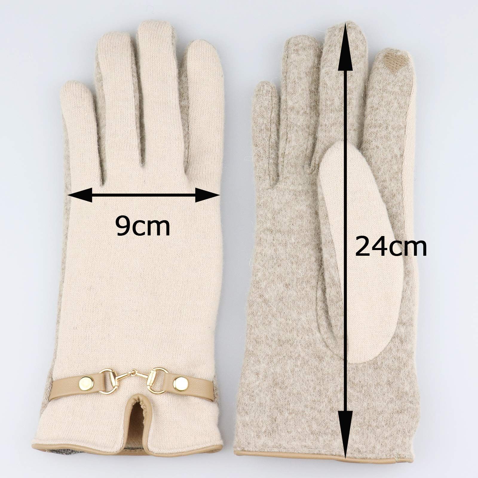 まもなく終了 暖かい 女性 かわいい 防寒手袋 自転車 冬 プレゼント レディース 手袋 ウール Lycharoty 展開