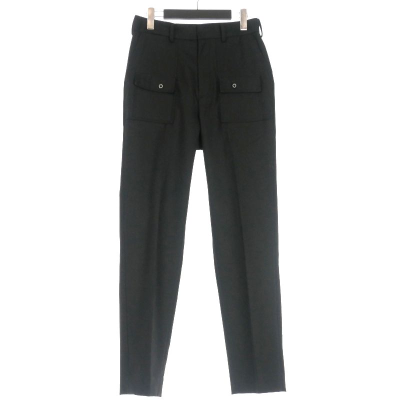 DAIRIKU Deck Detail Wool Slacks 未使用タグ付き ダイリク DAIRIKU 22AW Wool Deck Detail Slacks センタープレス