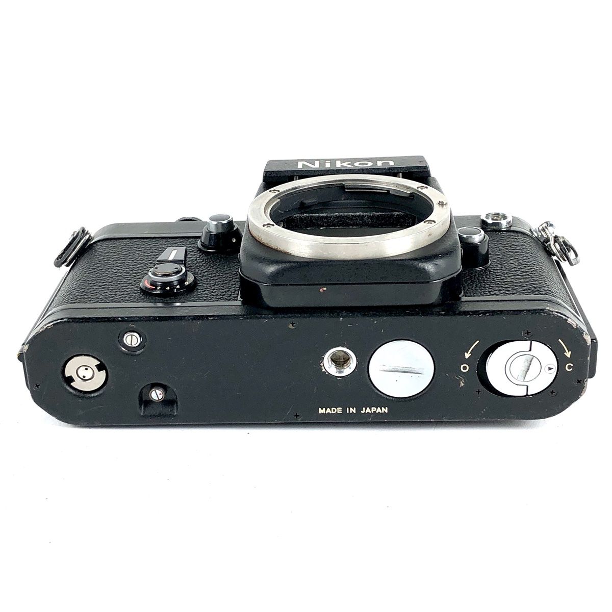 【未使用品】Nikon F2 フィルムカメラ ネーム刻印なし 外箱付 一眼レフ ニコン Nikon F2 アイレベル チタン ボディ ノーネーム フィルム