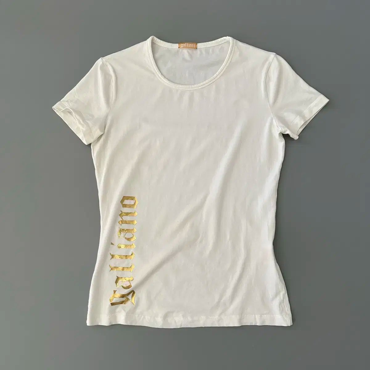 ゾーン ガリアーノ john galliano ロゴ 半袖 Tシャツ