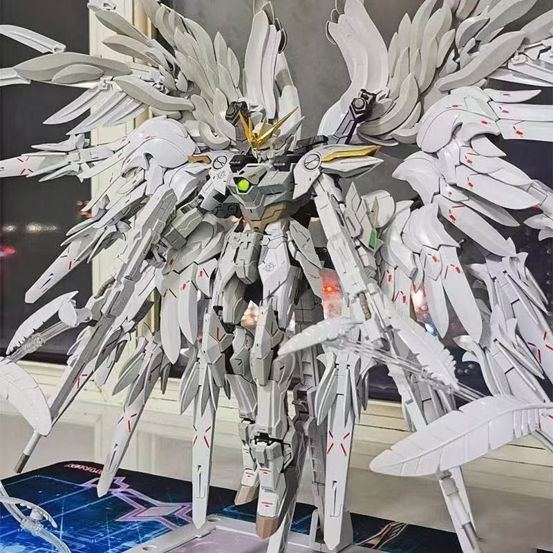 [最終値下げ]MGウイングガンダムゼロew スノーホワイトカラー全塗装完成品 MG ウイングガンダムゼロEW “スノーホワイトカラー”｜まぐろんGP