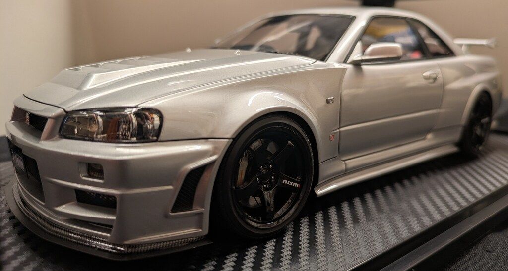 ignition model 1|18 Nismo R34 GT-R Z-tune Silver IG3224