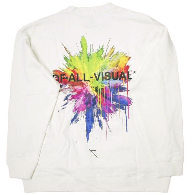 A4A エーフォーエー WEB&DEPOT限定 PAINT SWEAT CREWNECK