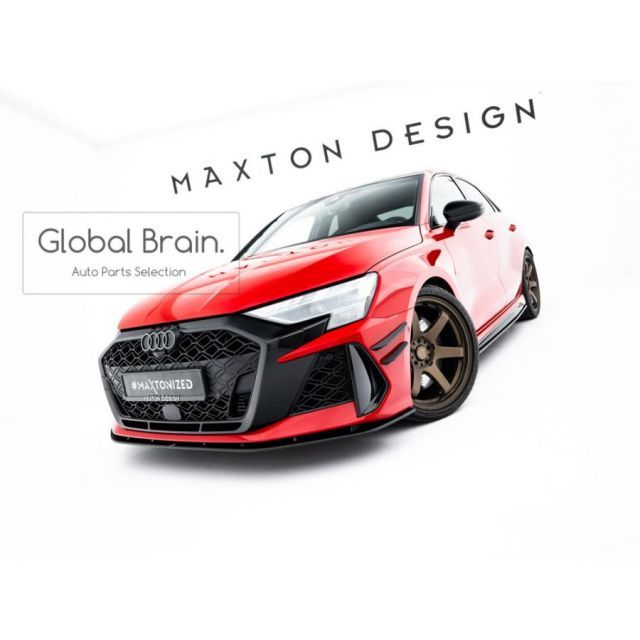 アウディ RS3 8Y 後期 フロント リップ スポイラー レーシング