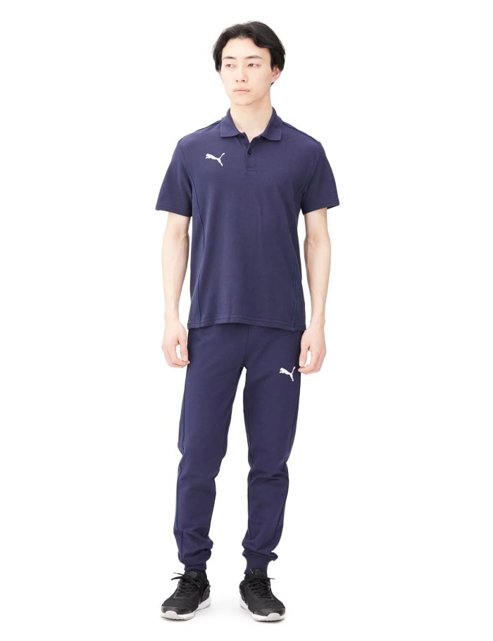 【新品・5営業日で発送】PUMA プーマ TEAMFINAL_カジュアル_ポロ (659339) 色 : PUMA_NAVY サイズ : L 
