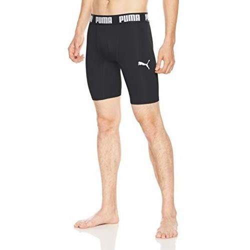 プーマ(PUMA) サッカー コンプレッション ショートタイツ 656333 メンズ プーマブラック プーマ(PUMA) ホワイト 03 Sサイズ