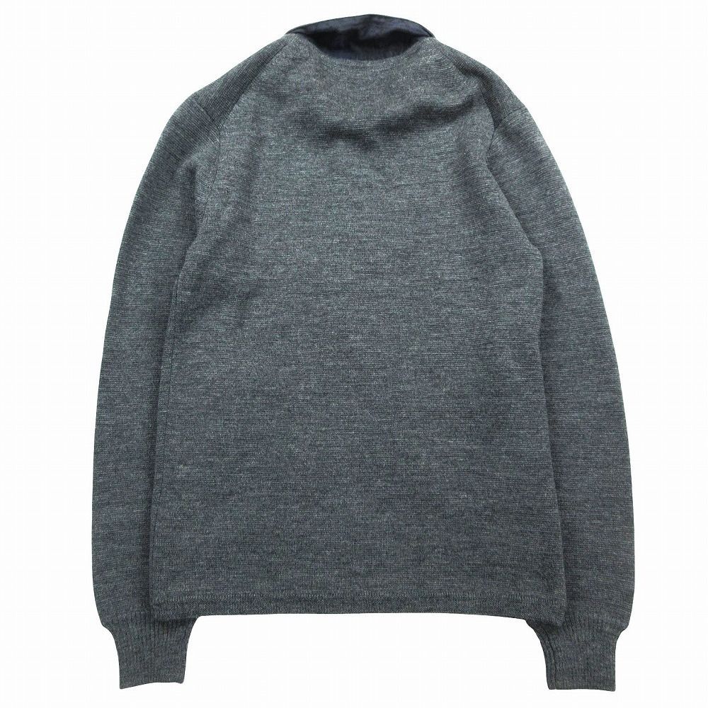 BURBERRY BLACK LABEL ニットジャケット サイズ2 グレー BURBERRY