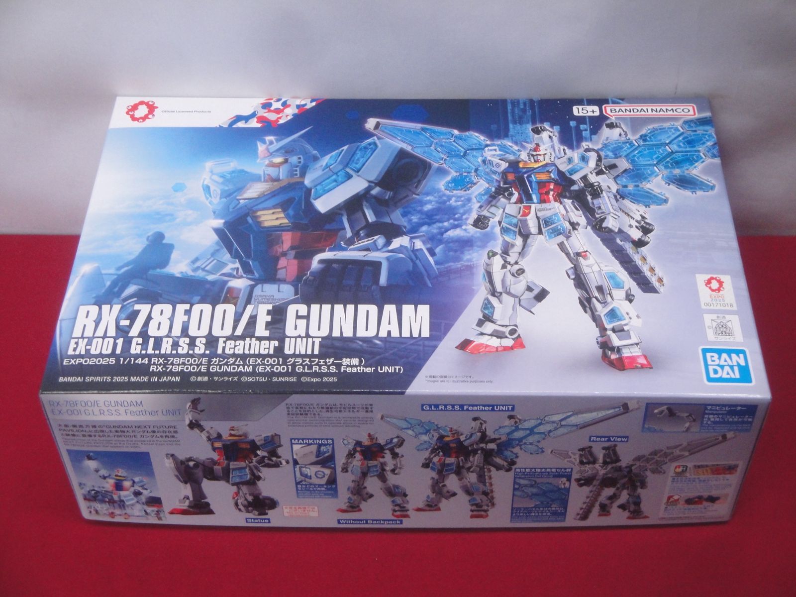ガンダム プラモデル 非売品 未組立品】1/144 RX-78F00/E ガンダム EX-001 グラスフェザー