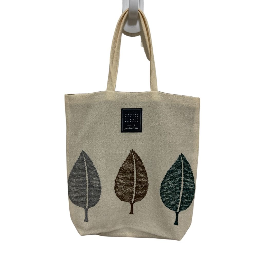 美品 mina perhonen ミナペルホネン toast bag happa ミニトート