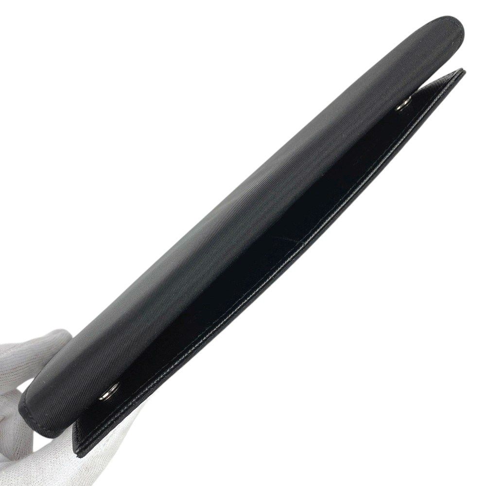 ◆SALE◆　■美品■　プラダ 長財布 テスート ナイロン サフィアーノ レザー ブラック NERO M608 箱 【288623】4 PRADA - ◇SALE◇ □美品□ プラダ 長財布 テスート ナイロン