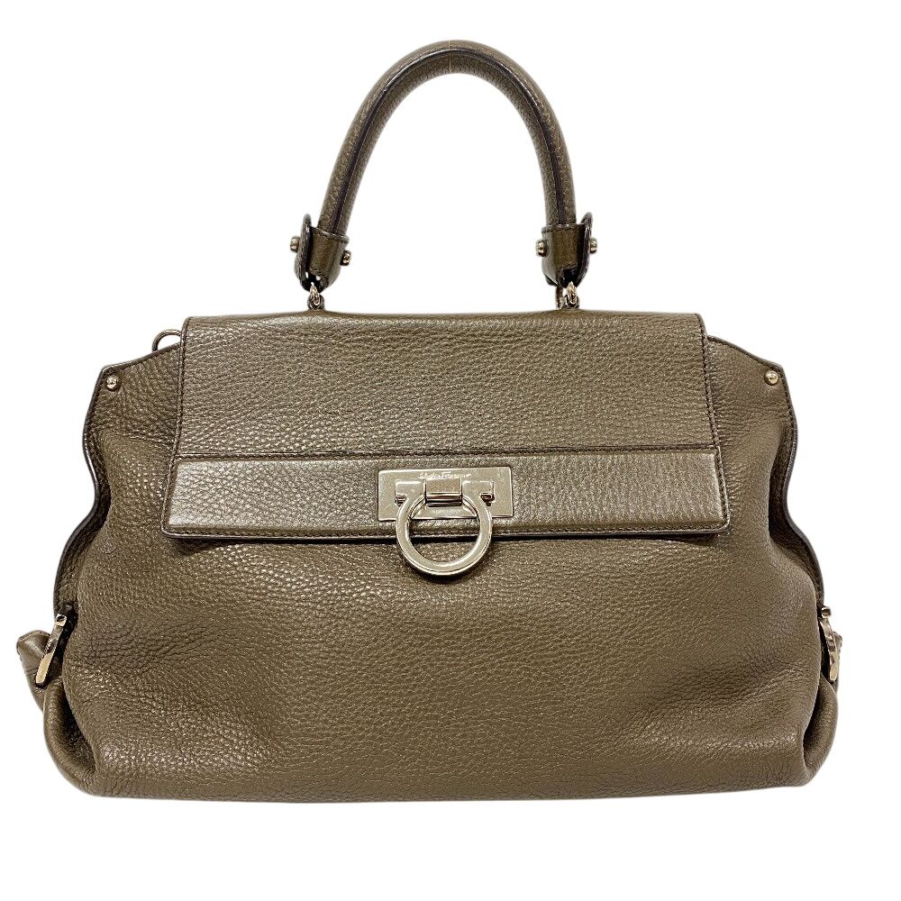サルヴァトーレフェラガモ Salvatore Ferragamo ソフィア ガンチーニ ショルダーバッグ レザー イエロー レディース 中古 –  【公式】リサイクルキング オンラインショップ