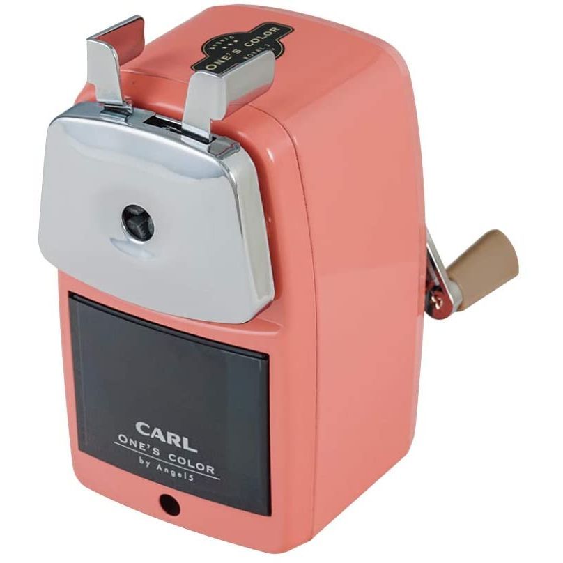 まとめ買い カール事務器 鉛筆削り 2段階芯調節機能付き エンゼル5 ロイヤル3 ピンク A5RY3-P 3個セット
