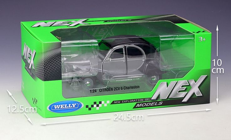 WELLY 1:24 シトロエン 2CV 6 チャールストン クラシックカー