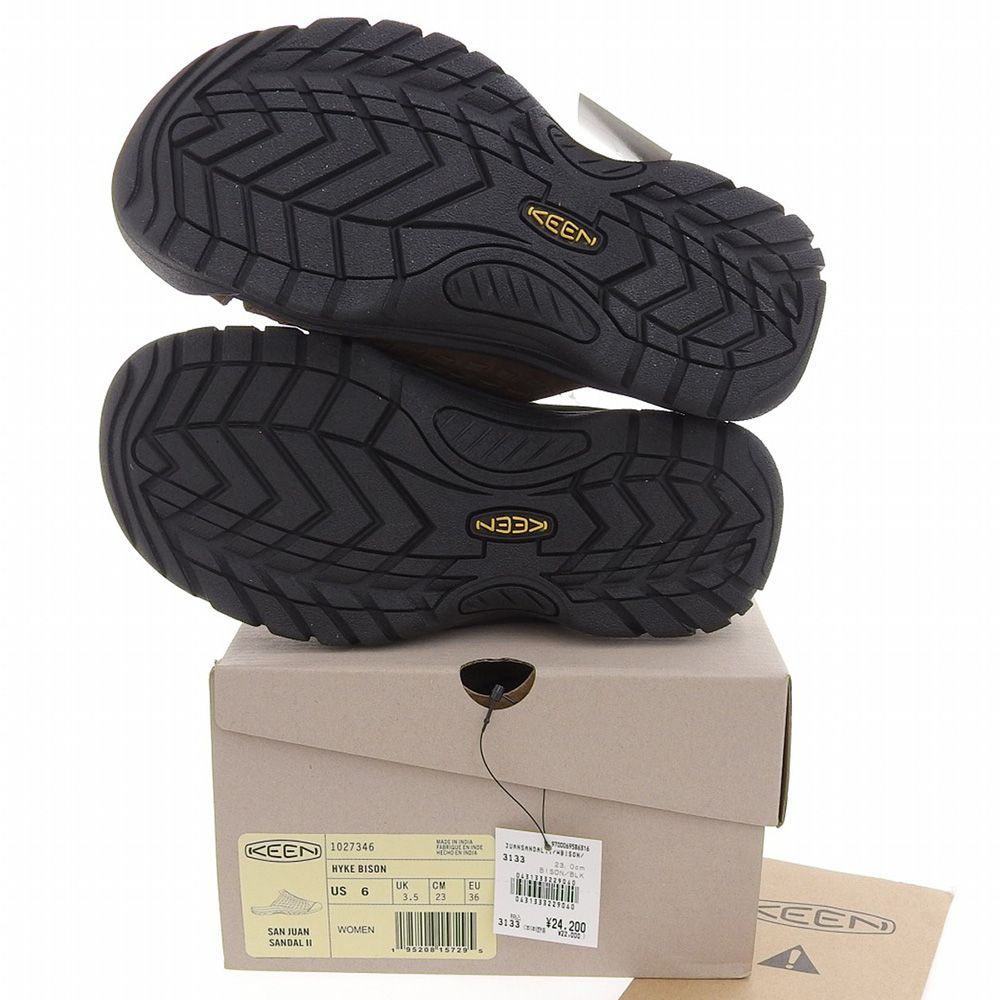 HYKE × KEEN SAN JUAN SANDAL Ⅱ Bison 23cm 受注発注 レディース