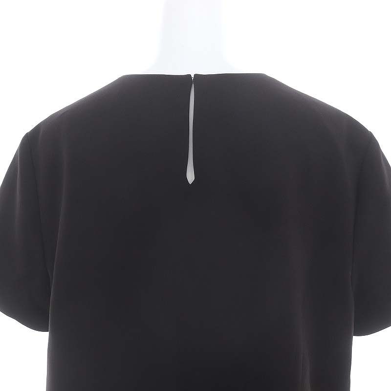 セオリー 24AW ブラウス 半袖 M 黒 01-4308200-050-904 ブラウス・シャツ(レディース) - セオリー(Theory)公式通販