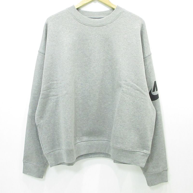 三重本店 NIKE | ナイキ × FEAR OF GOD フィア オブ ゴッド ロゴプリント長袖スウェットシャツ AR0635-063 グレー サイズ L 103