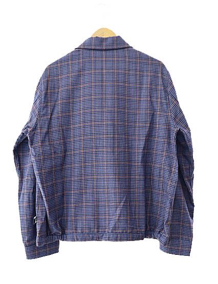 STUSSY ステューシー 刺繍ロゴ ドリズラージャケット チェック柄 ブルゾン チェック柄 STUSSY(ステューシー) アウター・ジャケット(メンズ
