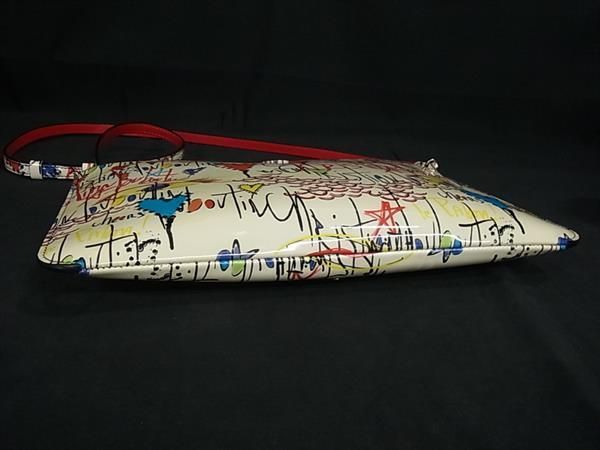 Christian Louboutin ルビタグ パテントレザークラッチバッグ Christian Louboutin ルビタグ パテントレザークラッチバッグ