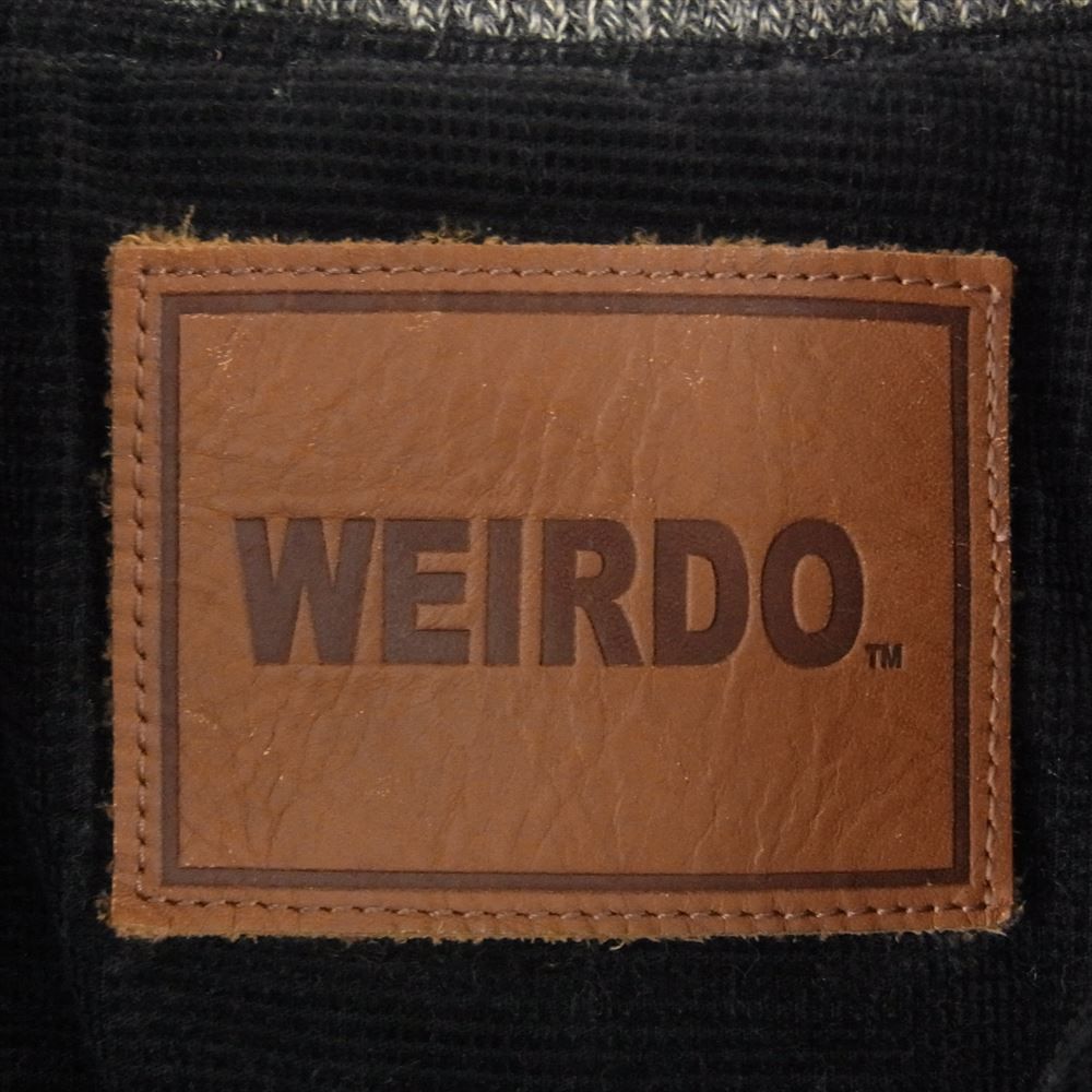 WEIRDO レザーファラオジャケット ハンドペイント WEIRDO ウィアード
